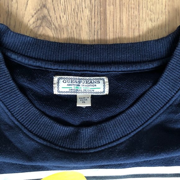 Guess Jeans Retro Logo Sweatshirt Size XL - Picture 3 of 3